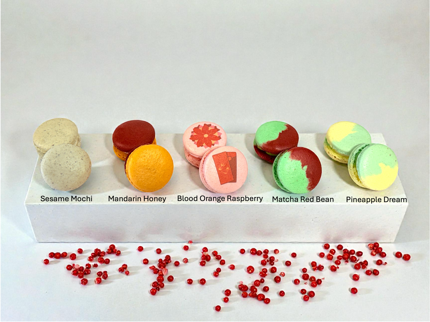 Imperial New Year Assortment — 50 Fresh Macarons