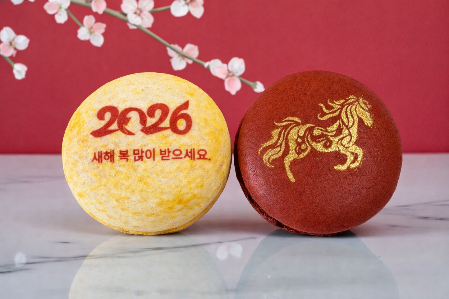 Year of the Horse Vegan Macaron Set