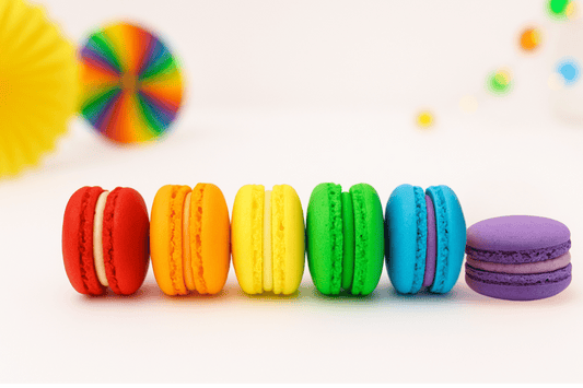 Love is Love V.1 | French Macaron Value Pack | Pride Macarons Available in 6 or 12 Pack - Macaron CentralePride6 Pack