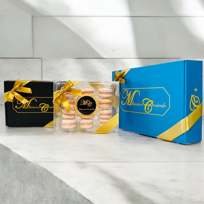 Love You Mom Macaron Gift Box - Macaron CentraleMother's Day12 Pack Charming Clear Keepsake Box