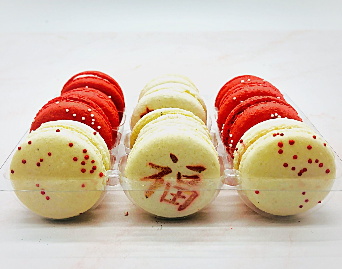 Lunar New Year 12 Pack Macaron Set. - Macaron Centrale