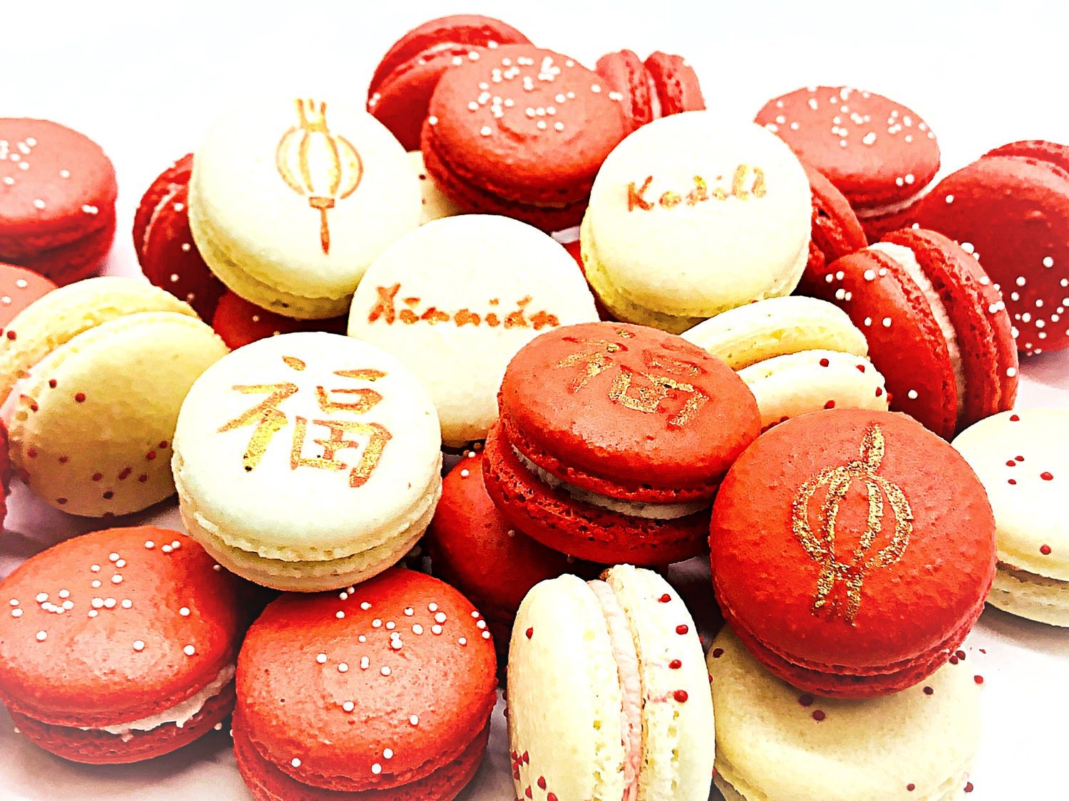 Lunar New Year 12 Pack Macaron Set. - Macaron Centrale
