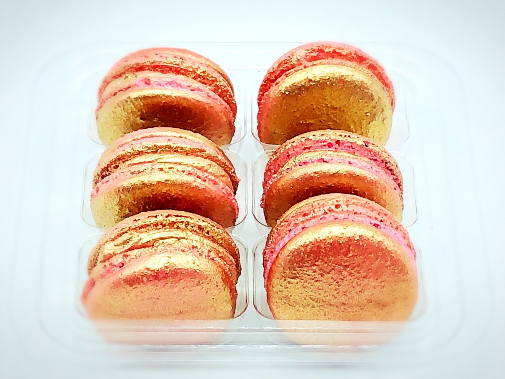 Luxe Mac | Rose Gold Macarons | Ideal for celebratory events. - Macaron Centrale6 Pack