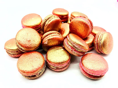 Luxe Mac | Rose Gold Macarons | Ideal for celebratory events. - Macaron Centrale6 Pack