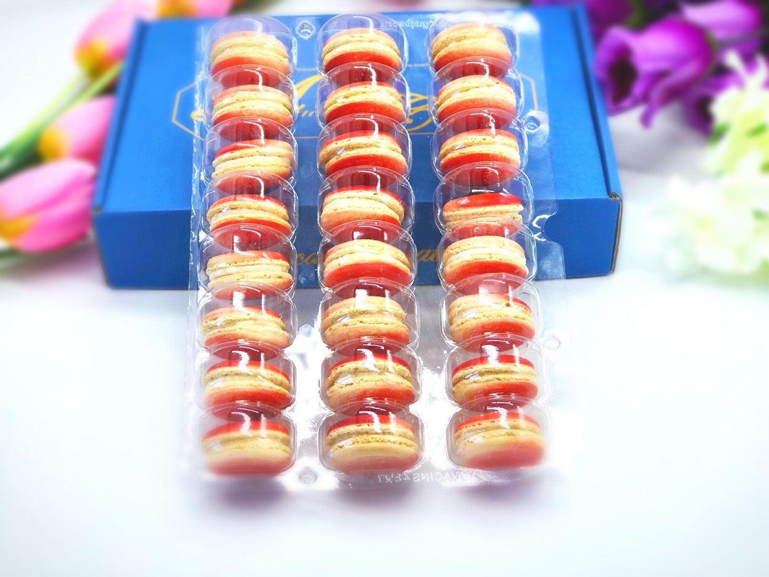 Lychee Macarons | Perfect for any celebratory events. - Macaron Centrale6 pack