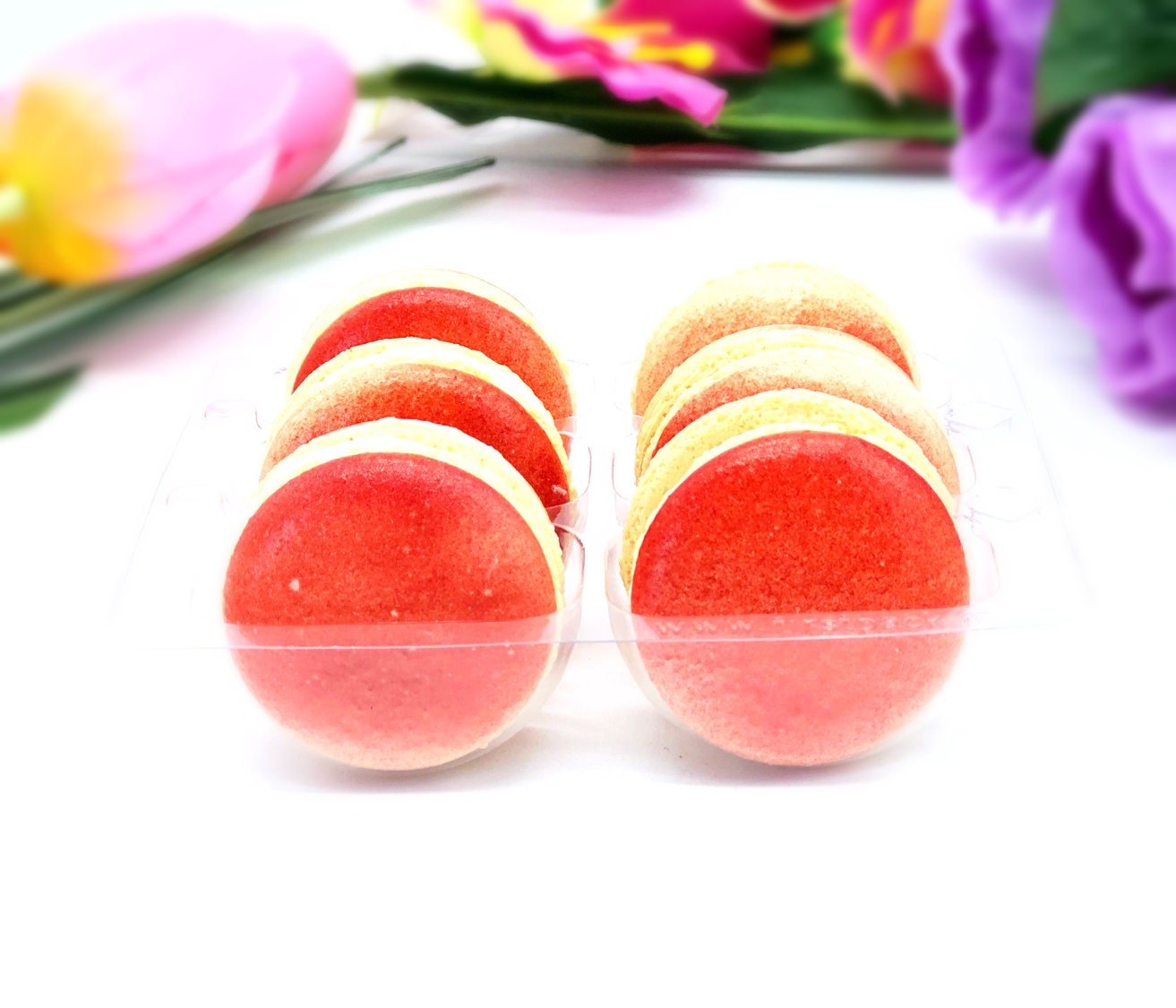 Lychee Macarons | Perfect for any celebratory events. - Macaron Centrale6 pack