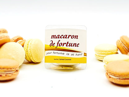 Macaron de Fortune | Fortune (French) Cookies | Vanilla & Salted Caramel - Macaron Centrale2 Set