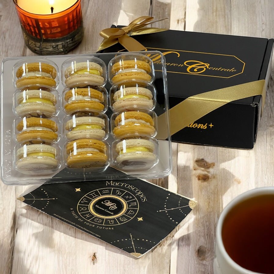 Macroscopes: The Leo Edition | Taste of Your Future. - Macaron Centrale12 Pack