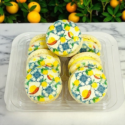 Mediterranean Heat Macarons – Lemon & Chili Purée - Macaron Centrale6 Pack