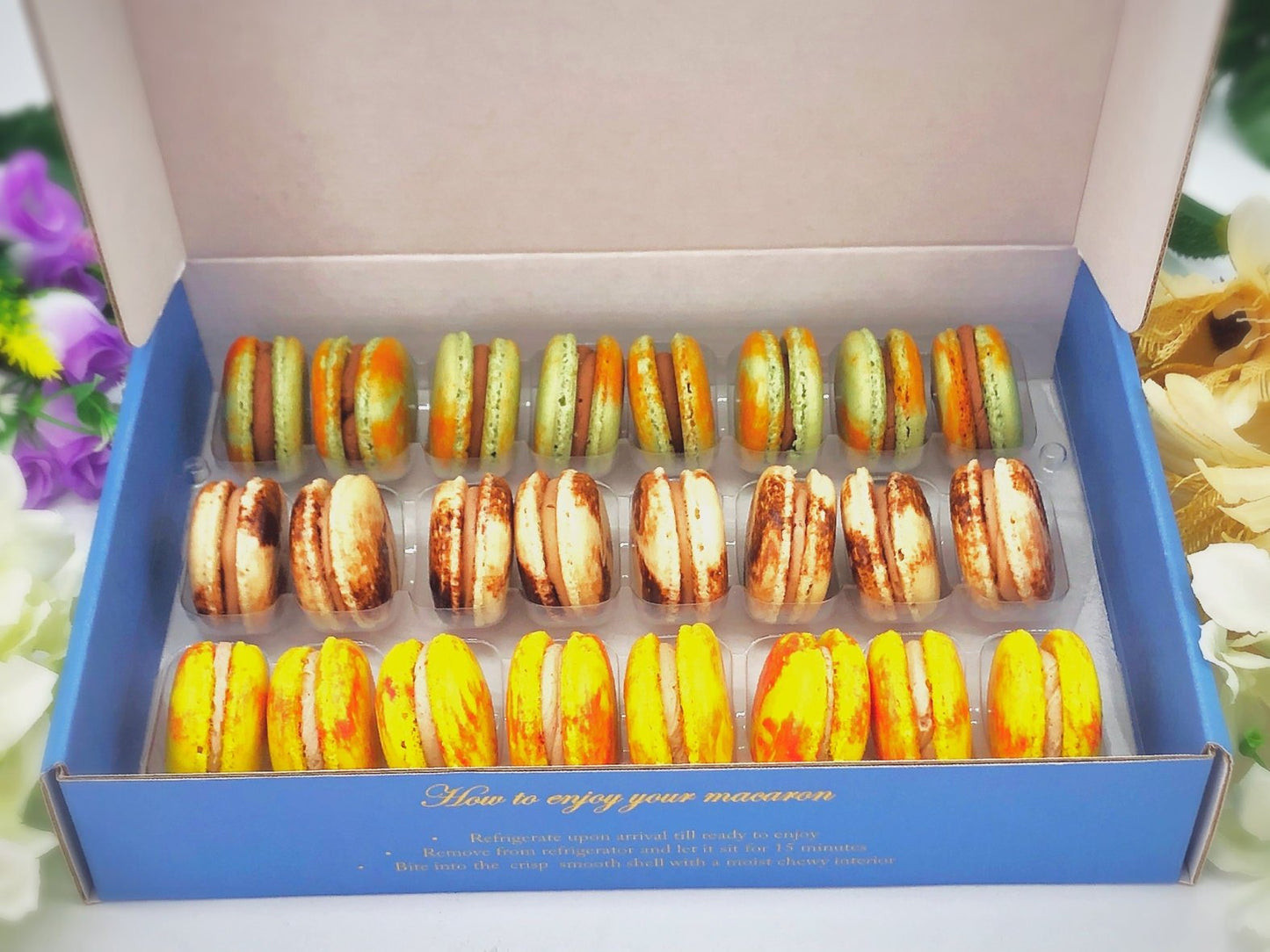 Milk Tea Collection | Macarons - Macaron Centrale12 Pack