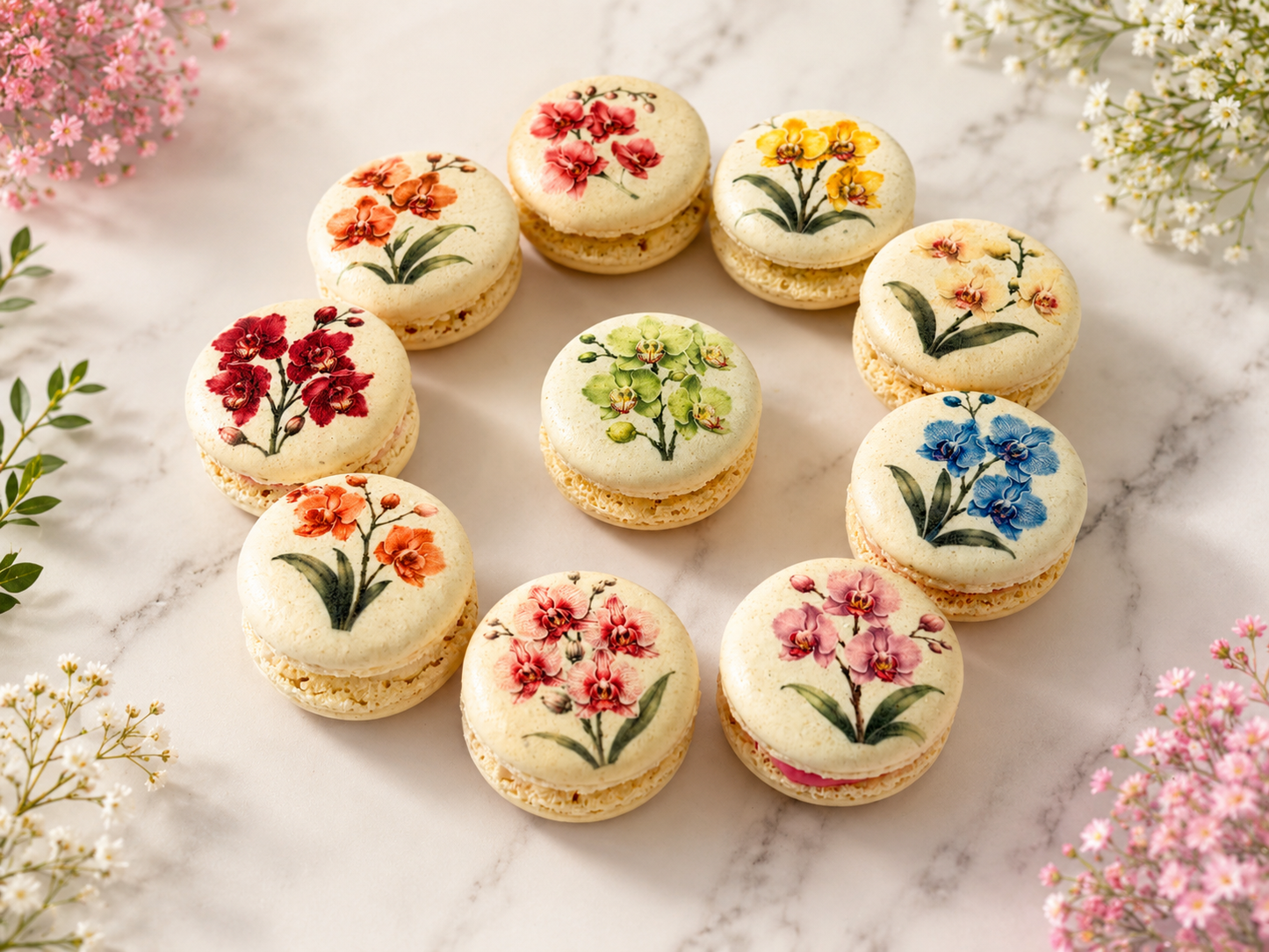 Orchid Gallery French Macarons