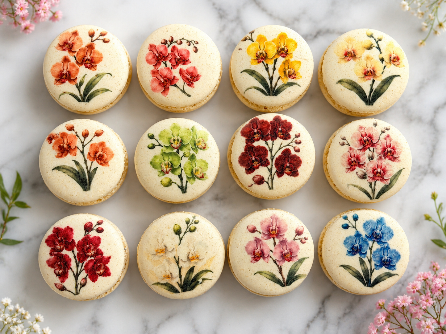 Orchid Gallery French Macarons
