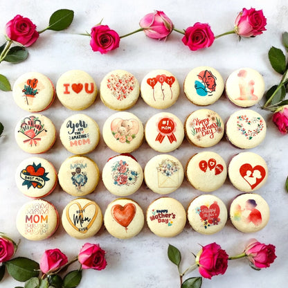 Mom’s Surprise Treat Box – 24 Macarons - Macaron CentraleMother's Day