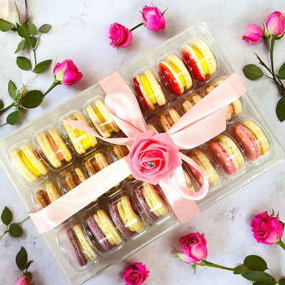 Mom’s Surprise Treat Box – 24 Macarons - Macaron CentraleMother's Day