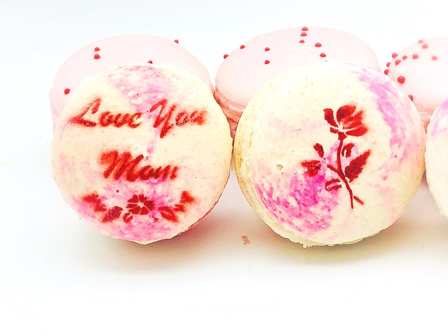 Mother's Day Macaron Set (Pink) | 12 Pack | a perfect gift for your mom - Macaron Centrale