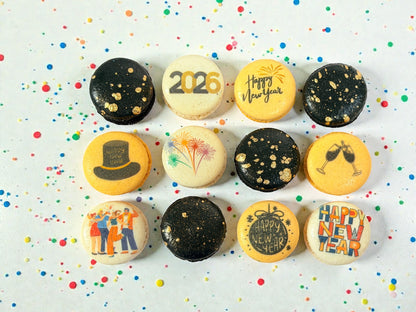 New Year Celebration Macarons Gift Box