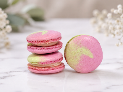 Naturally Vegan Guava French Macarons – 24 or 48 Pack