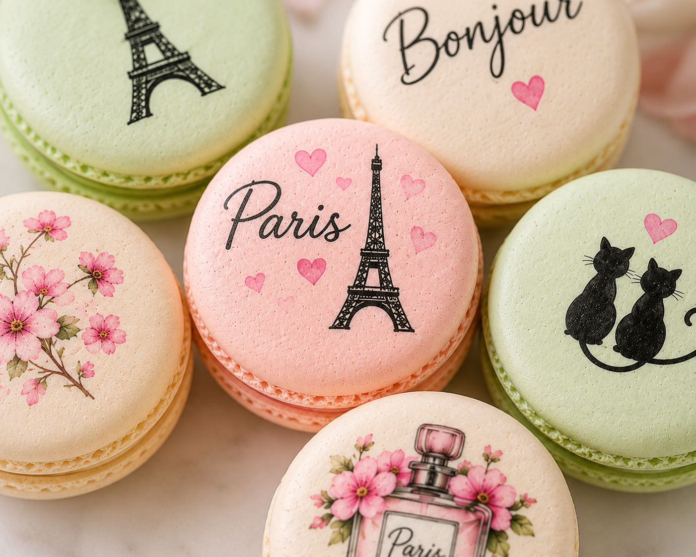 Parisian Bloom French Macarons