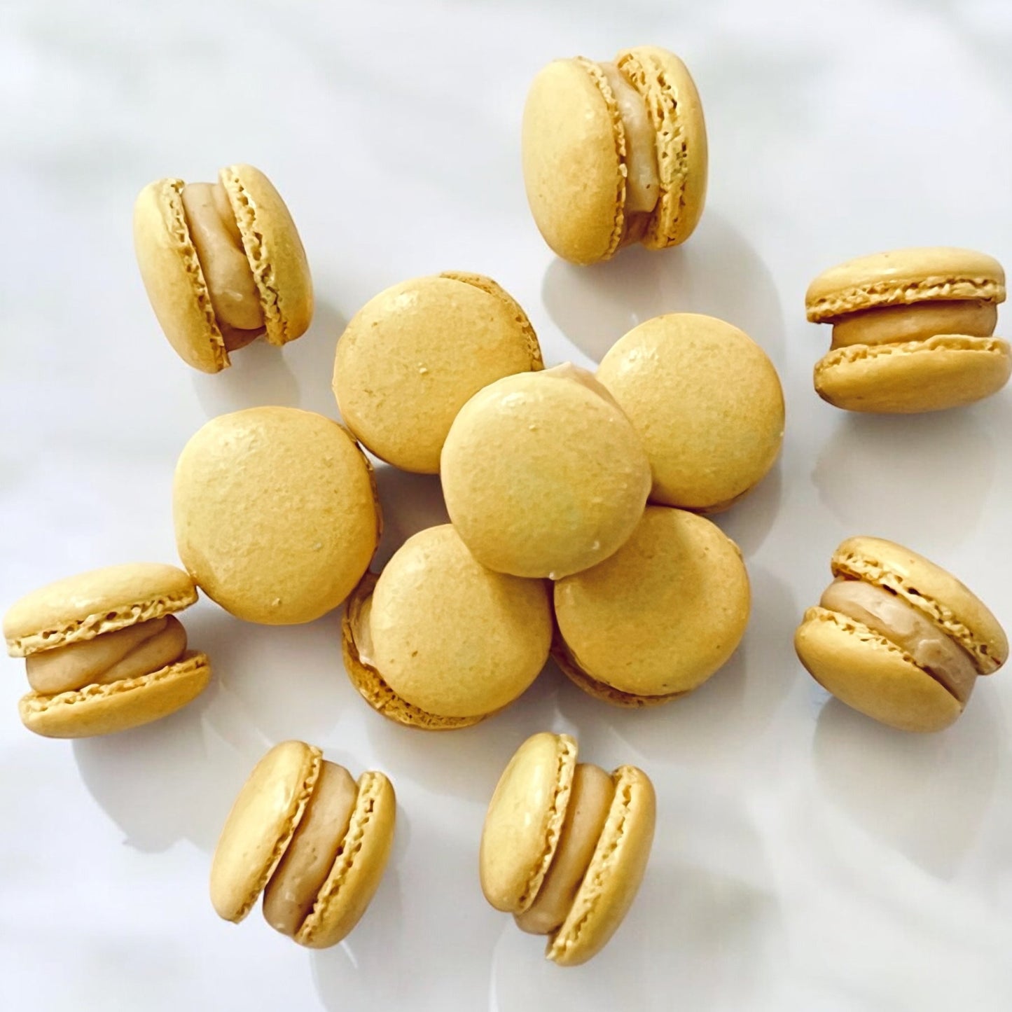 Peanut Mini Macarons - Perfect for Decorating Cupcakes, Cakes, Ice Cream, and More! (Copy) (Copy) (Copy) - Macaron Centrale16 Pack