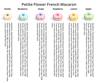 6-Pack Flowered Macaron Assortment (Minimum 4 Sets)