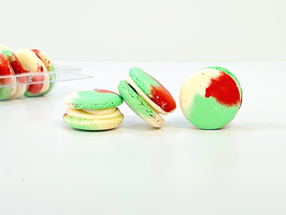 Pineberry French Macaron | Available in 6 , 12 & 24 Pack - Macaron Centrale6 Pack