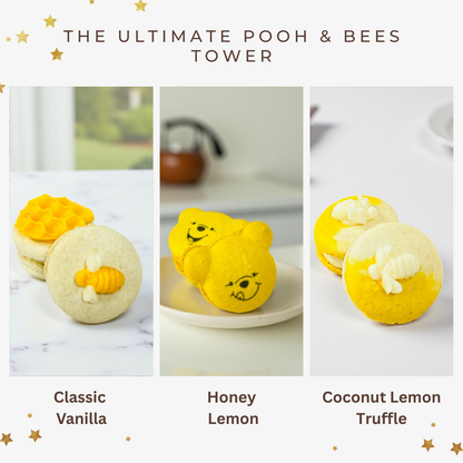 The Ultimate Pooh'n Bees Tower – Sweet & Stylish! - Macaron Tower Included