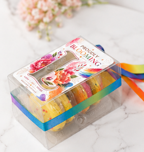 Proudly Blooming Macaron Gift Favor