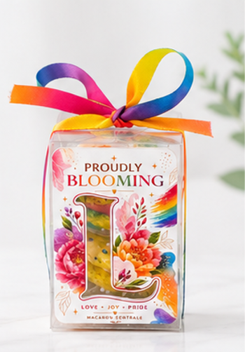 Proudly Blooming Macaron Gift Favor
