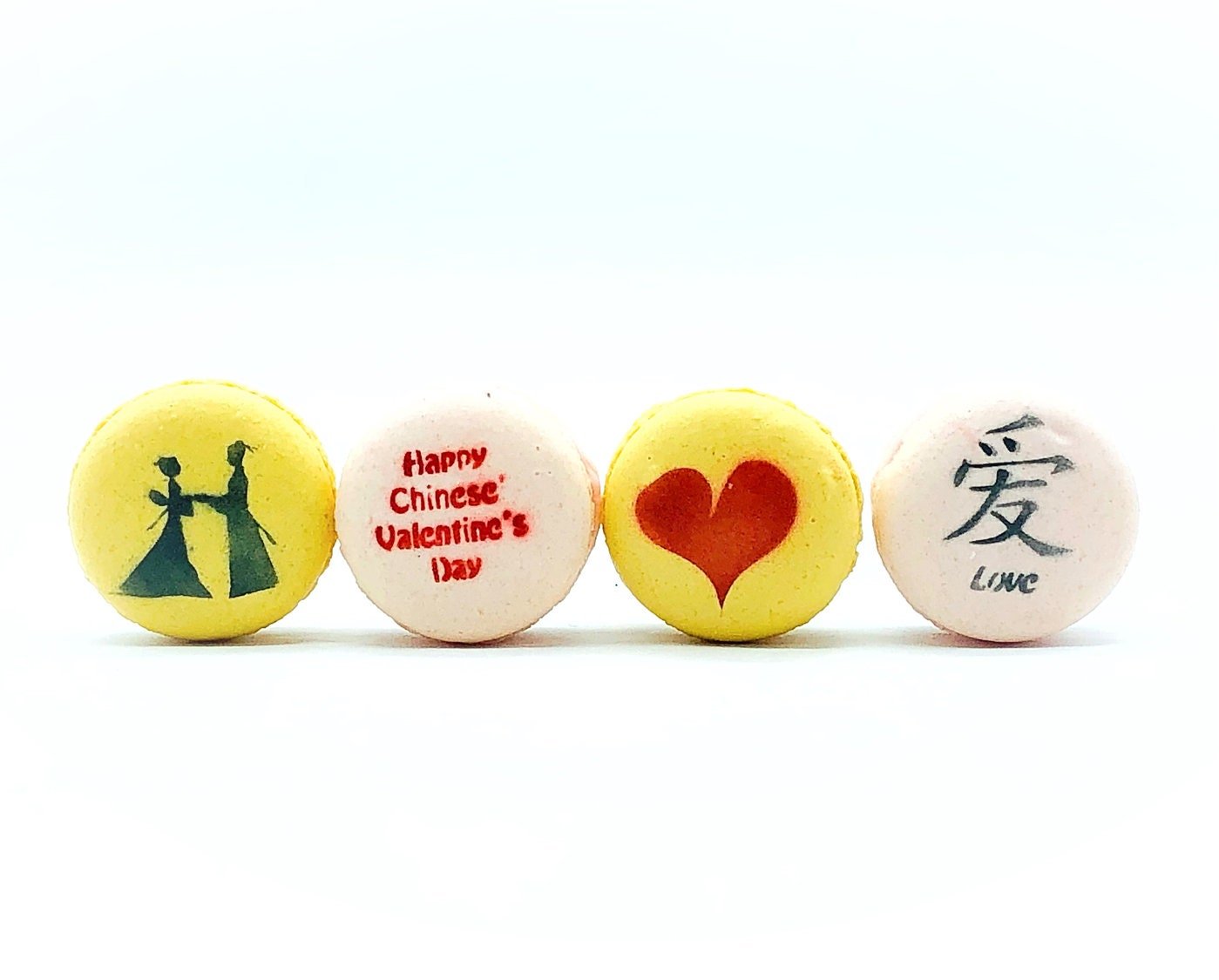 Qixi Festival French Macaron Set (12 Pack) | A perfect gift for special someones - Macaron Centrale