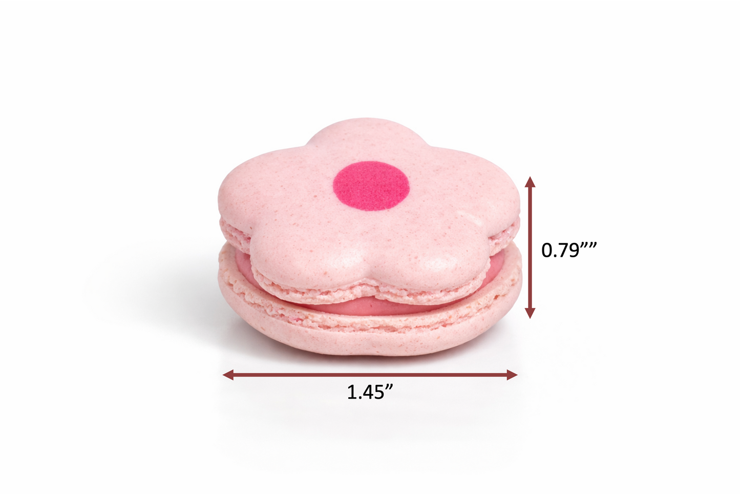 Raspberry Flower French Macarons – Elegant, Delicate & Perfect for Any Celebration