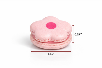 Raspberry Flower French Macarons – Elegant, Delicate & Perfect for Any Celebration
