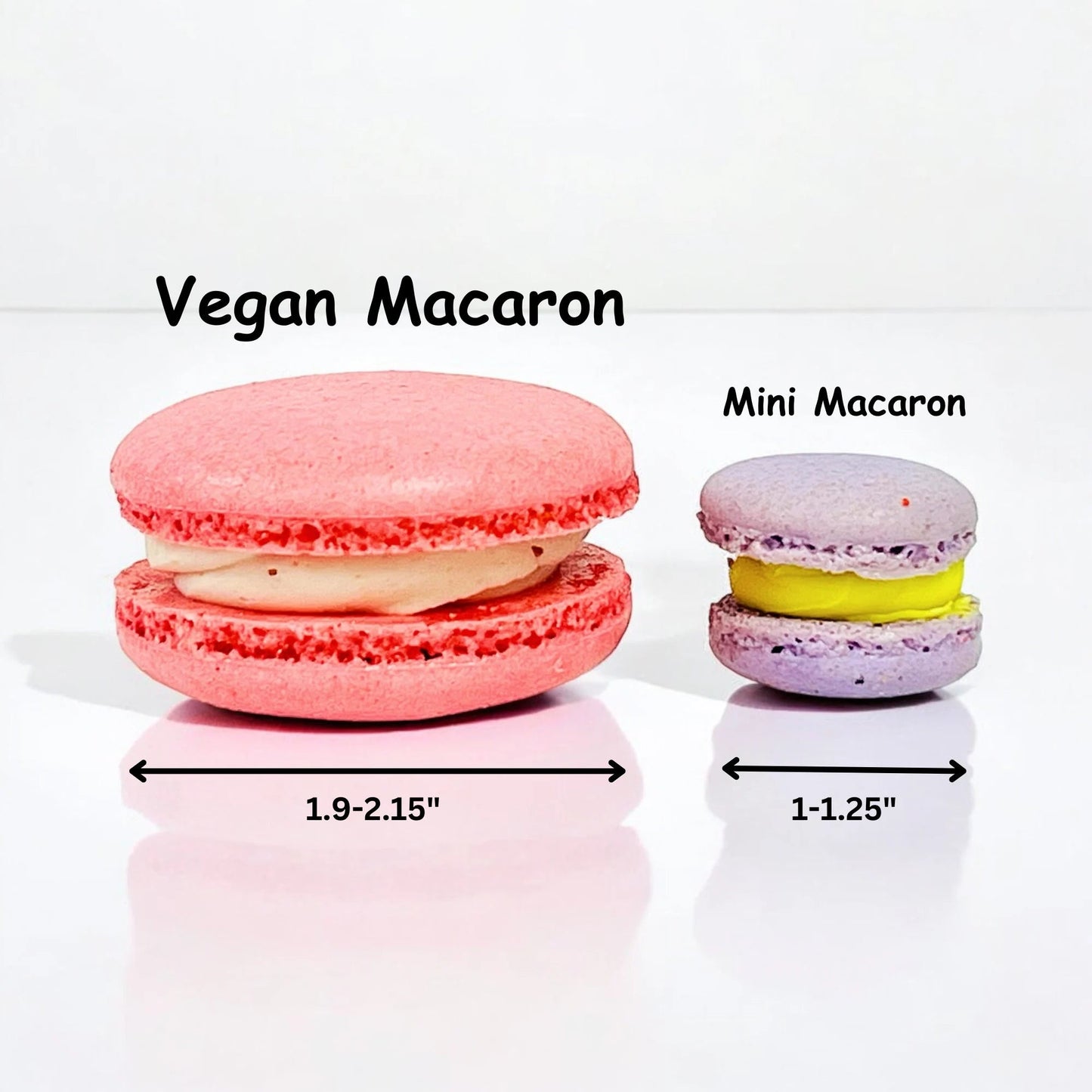Rosewater Mini Macarons - Perfect for Decorating Cupcakes, Cakes, Ice Cream, and More! (Copy) (Copy) (Copy) (Copy) - Macaron Centrale16 Pack