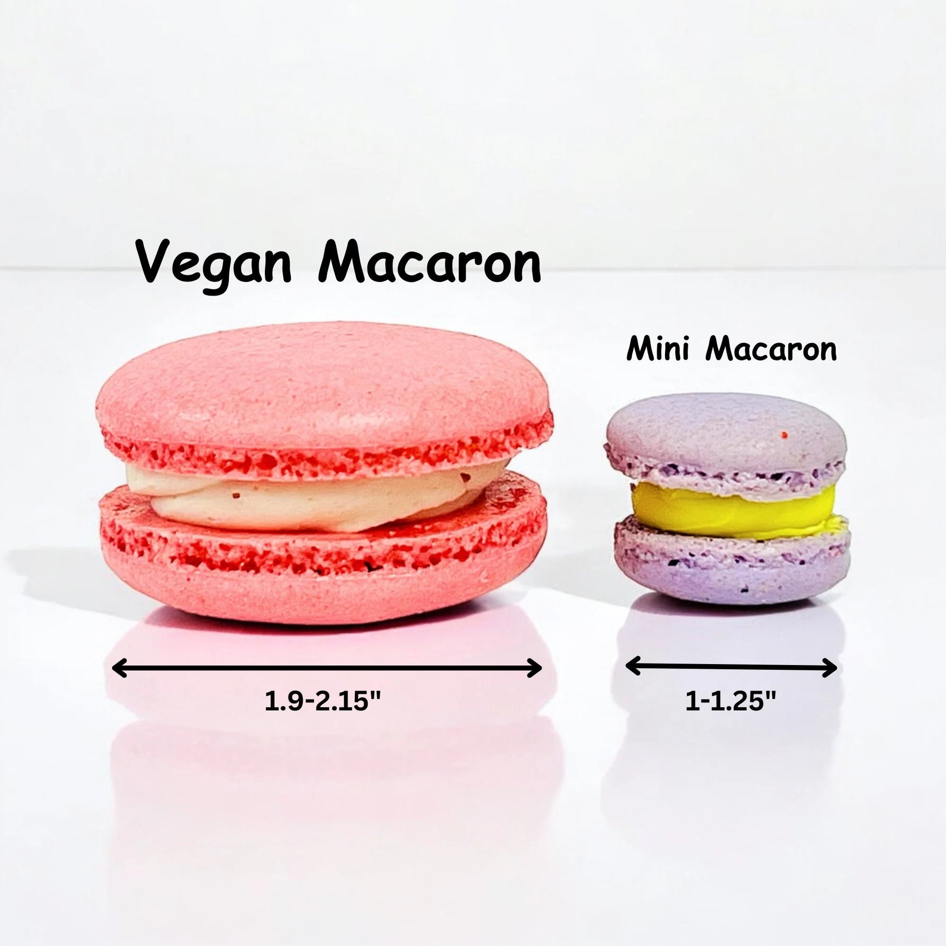 Rosewater Mini Macarons - Perfect for Decorating Cupcakes, Cakes, Ice Cream, and More! (Copy) (Copy) (Copy) (Copy) - Macaron Centrale16 Pack