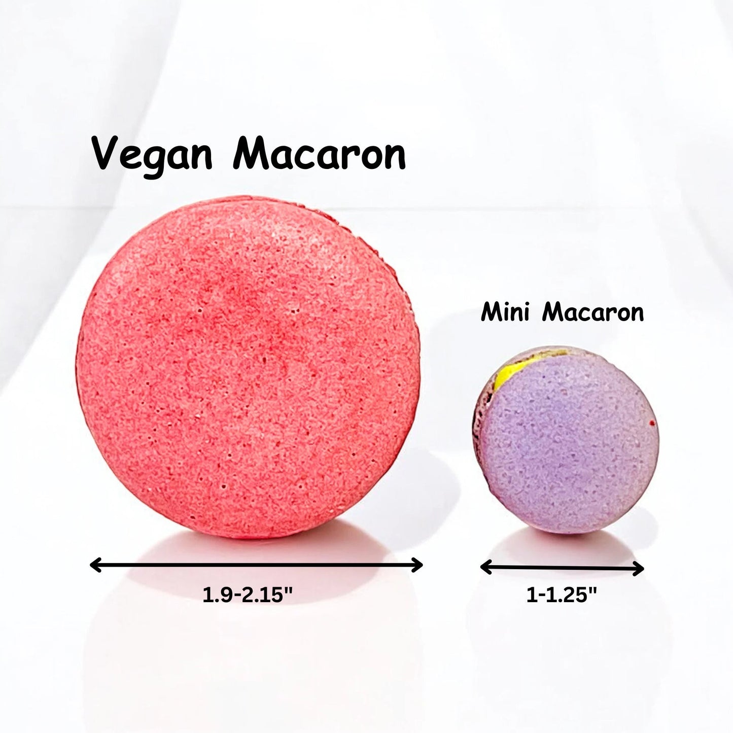 Rosewater Mini Macarons - Perfect for Decorating Cupcakes, Cakes, Ice Cream, and More! (Copy) (Copy) (Copy) (Copy) - Macaron Centrale16 Pack