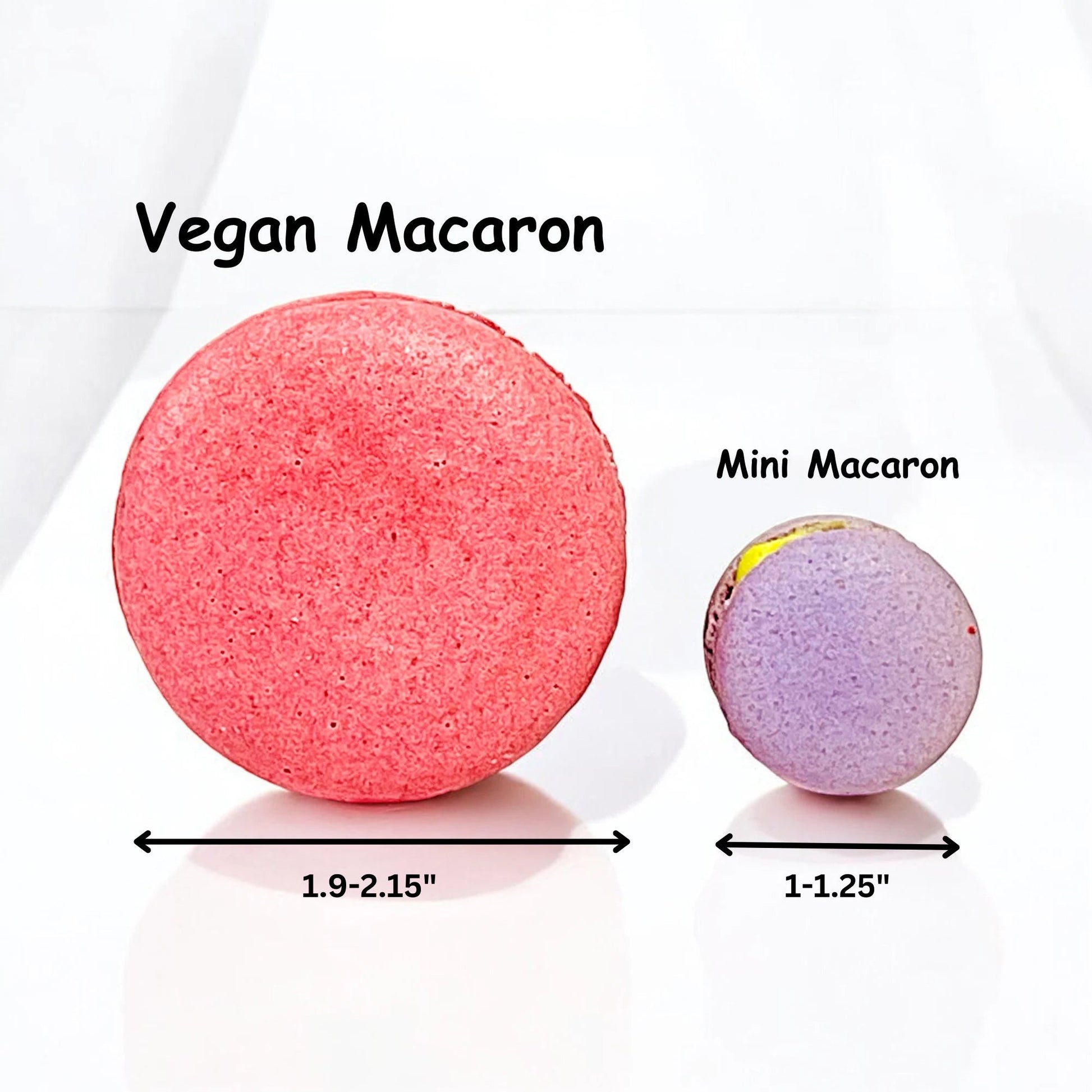 Rosewater Mini Macarons - Perfect for Decorating Cupcakes, Cakes, Ice Cream, and More! (Copy) (Copy) (Copy) (Copy) - Macaron Centrale16 Pack