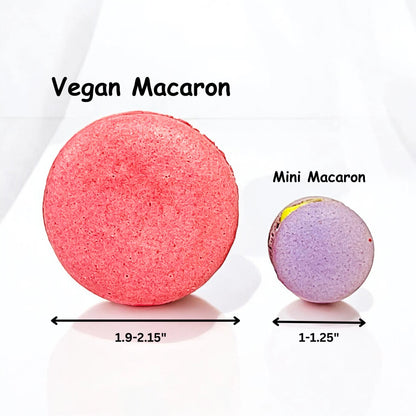 Rosewater Mini Macarons - Perfect for Decorating Cupcakes, Cakes, Ice Cream, and More! (Copy) (Copy) (Copy) (Copy) - Macaron Centrale16 Pack