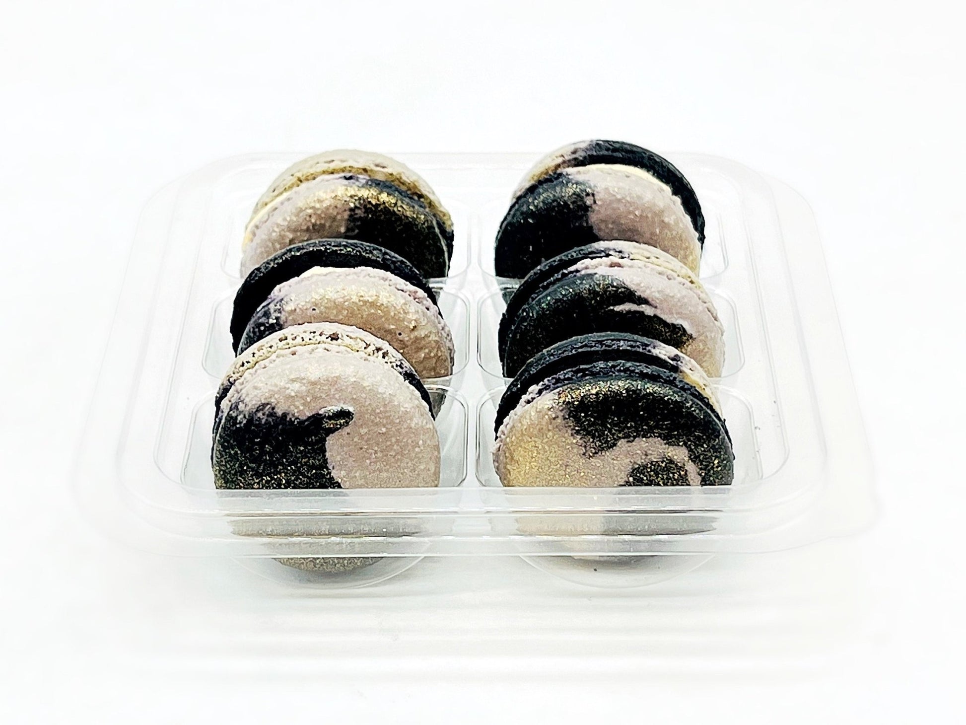 Space Edition Mac | The Moon French Macaron (Root Beer Flavor) | Available in 6, 12 & 24 - Macaron Centrale6 Pack