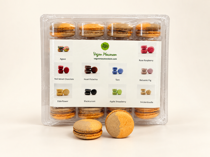 All Natural Spiced Orange Vegan Macarons (Wholesale 24 or 48 Pack)