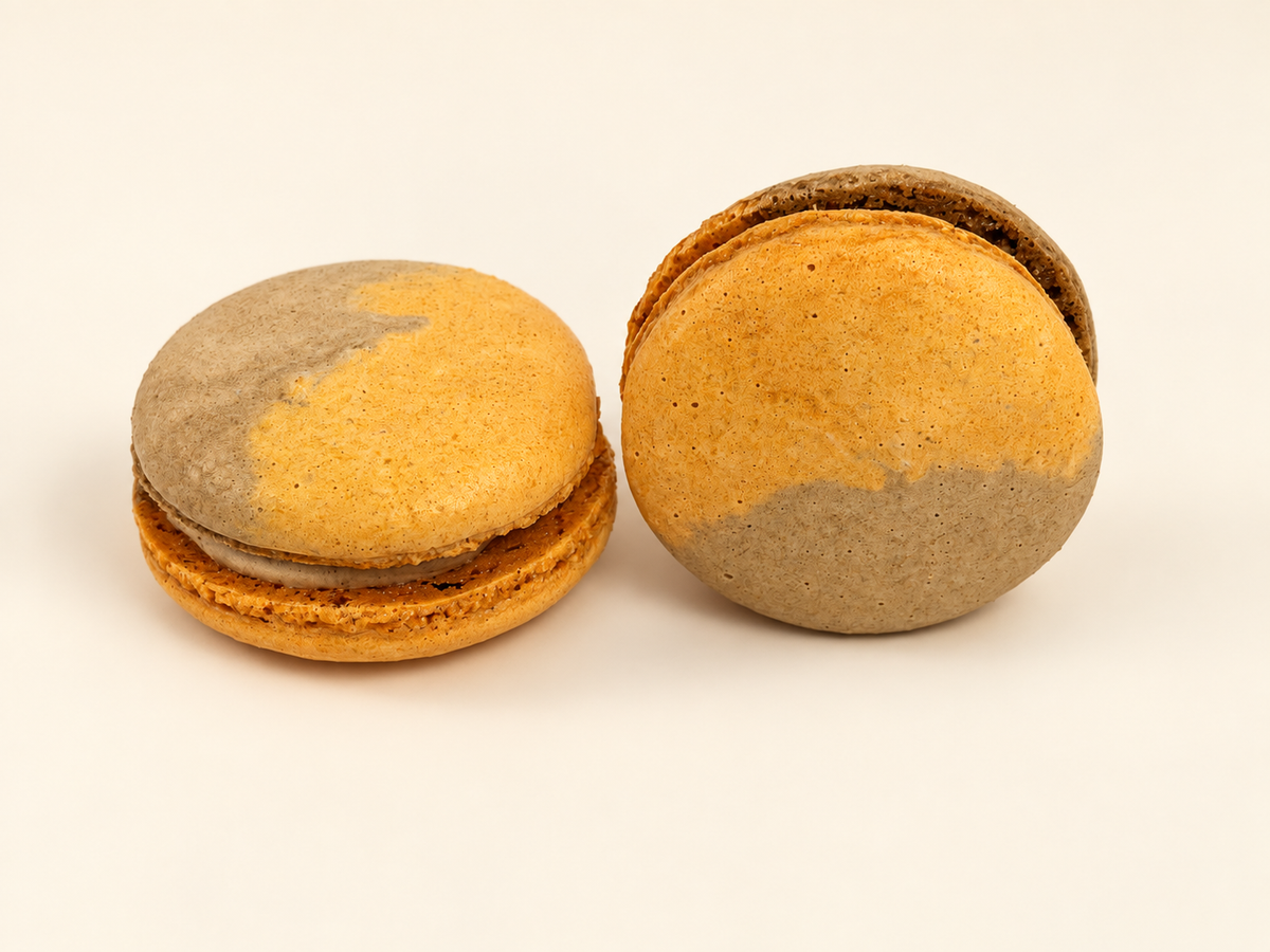 All Natural Spiced Orange Vegan Macarons (Wholesale 24 or 48 Pack)