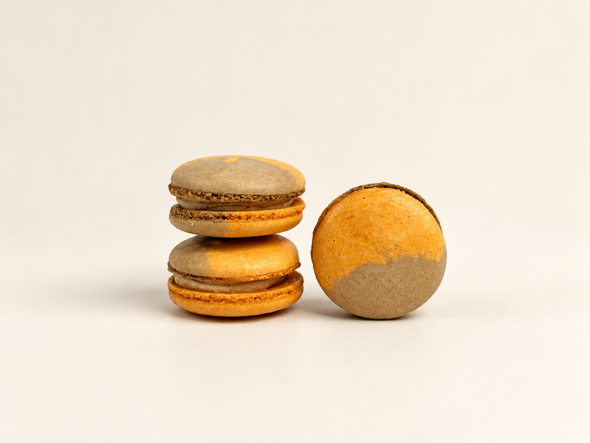 All Natural Spiced Orange Vegan Macarons (Wholesale 24 or 48 Pack)
