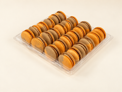 All Natural Spiced Orange Vegan Macarons (Wholesale 24 or 48 Pack)