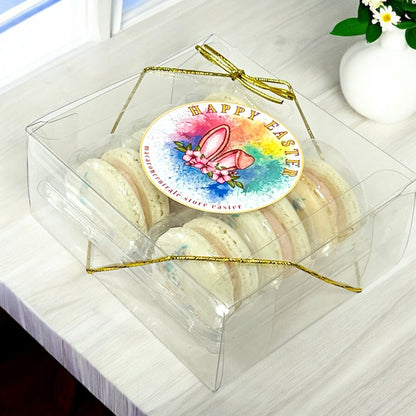 Springtime Macaron Set – Beautiful & Delicious - Macaron CentraleEasterClear Gift Box6 Pack