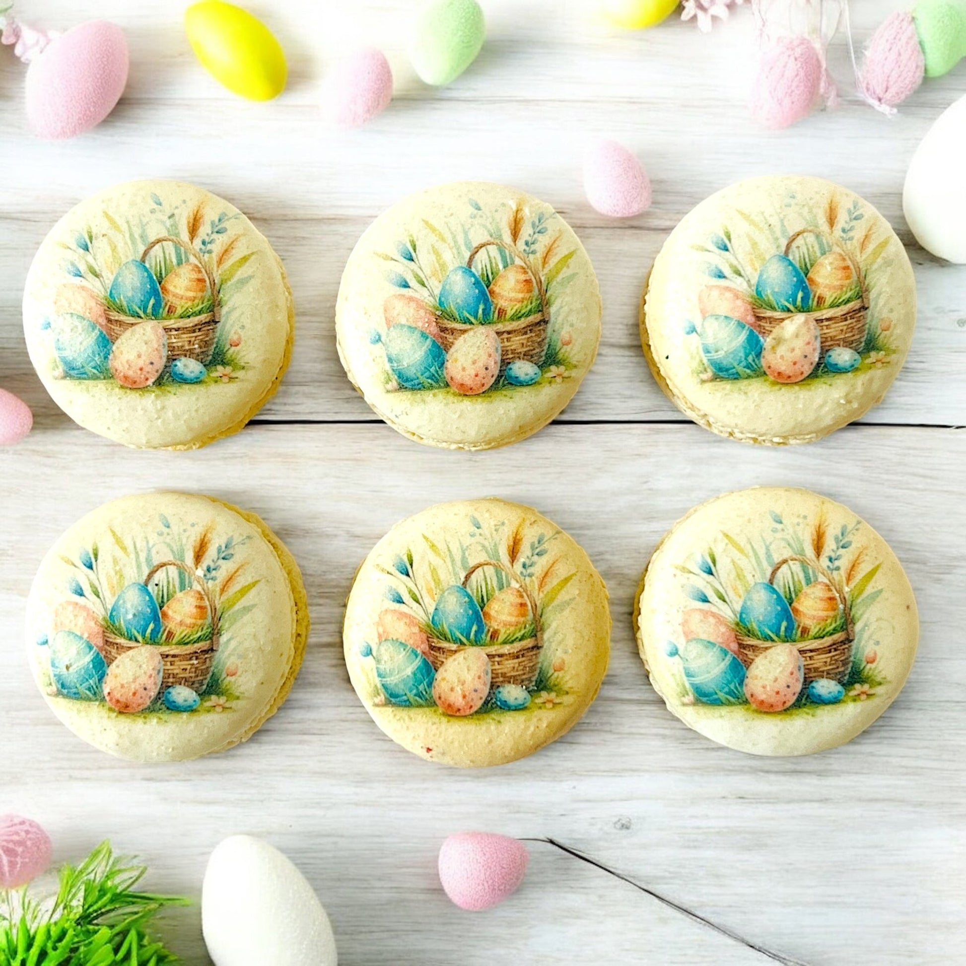 Springtime Macaron Set – Beautiful & Delicious - Macaron CentraleEasterStandard6 Pack