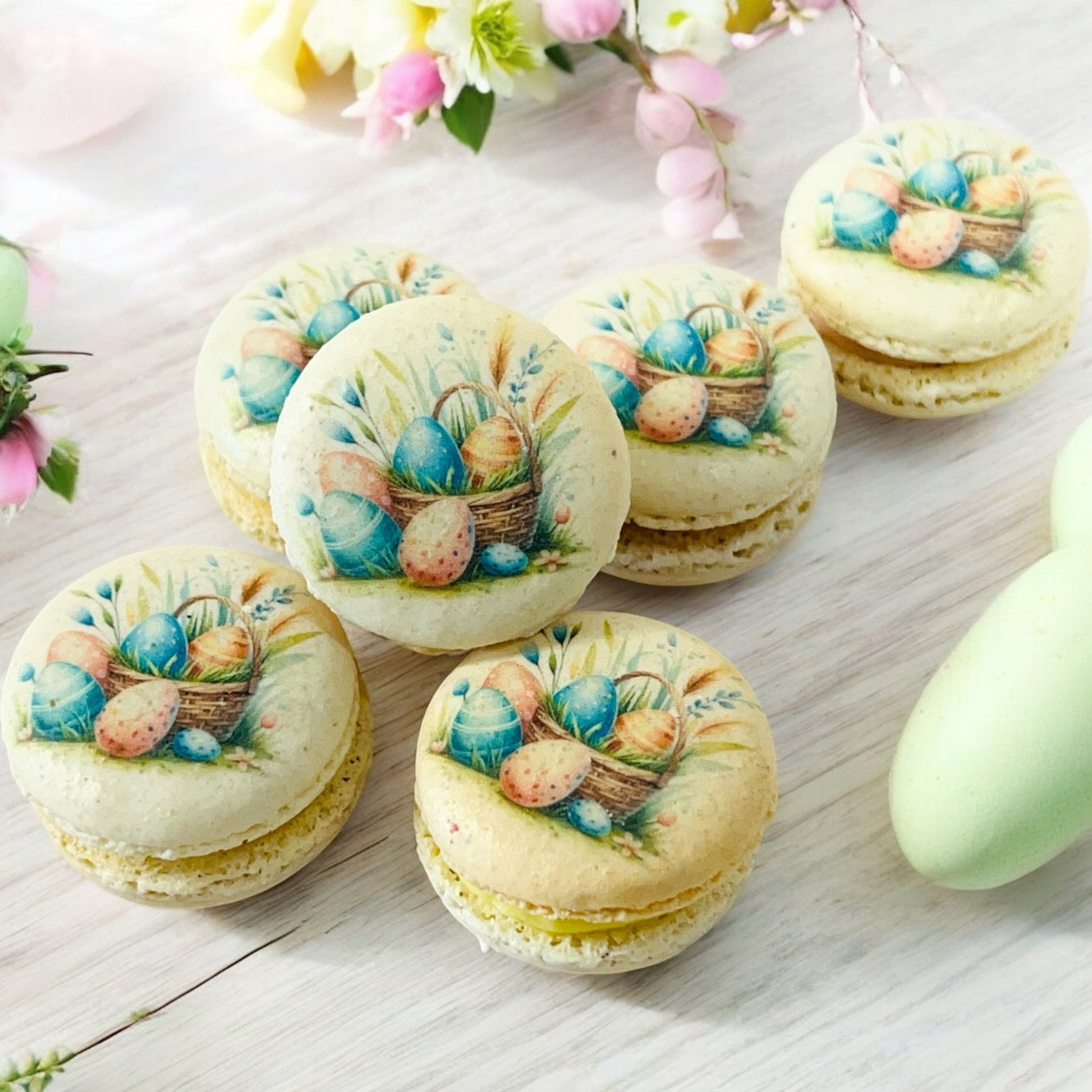 Springtime Macaron Set – Beautiful & Delicious - Macaron CentraleEasterStandard6 Pack