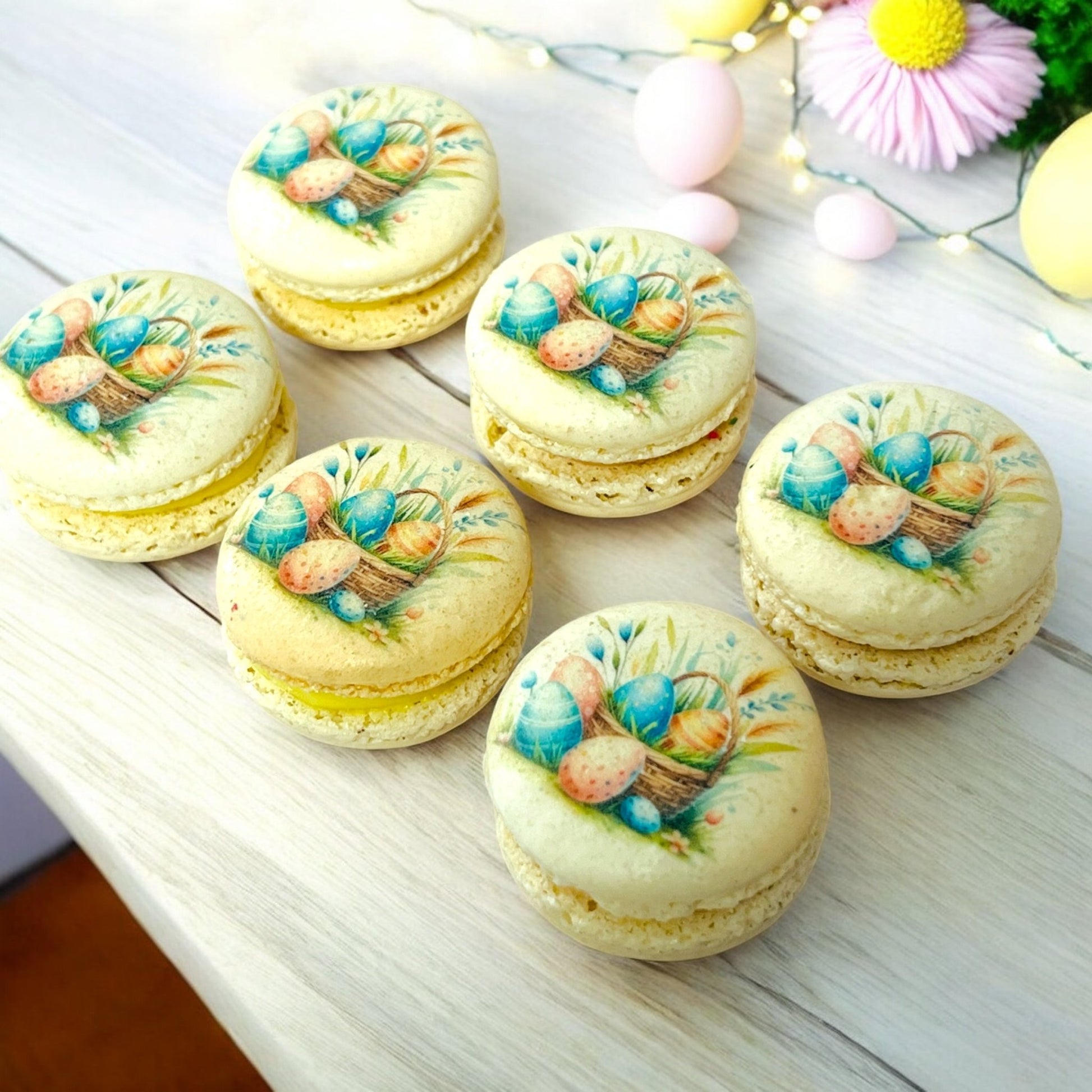 Springtime Macaron Set – Beautiful & Delicious - Macaron CentraleEasterStandard6 Pack
