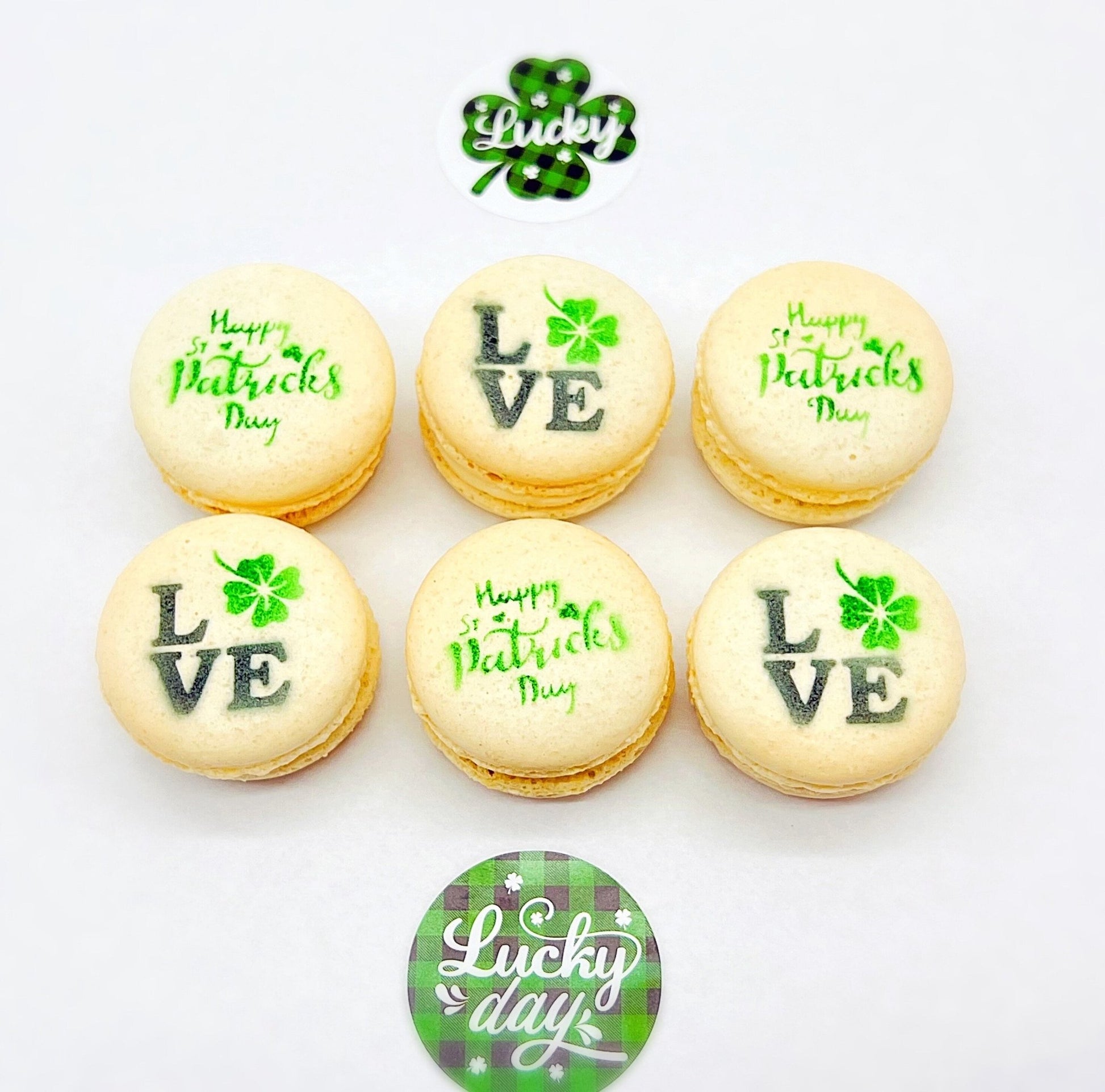 St. Patrick's Day French Macaron Set #3 | 6 Pack | Perfect for upcoming St. Patrick's Day Celebration - Macaron Centrale