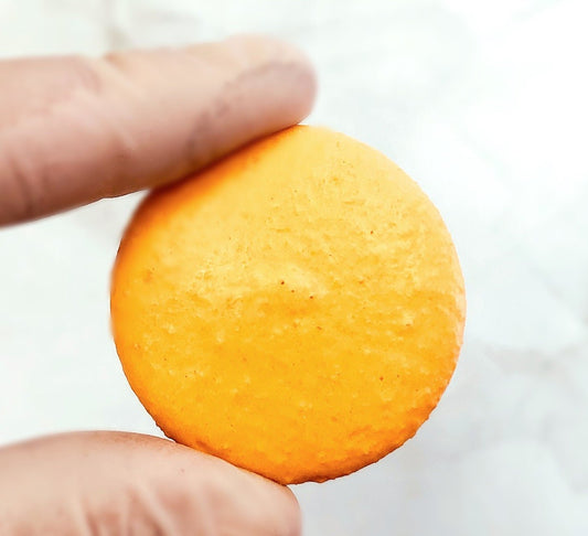 Sunset Orange French Macaron Shell | Perfect for Cake Decorators or Your Dessert DIY Project - Macaron Centrale6 Pairs