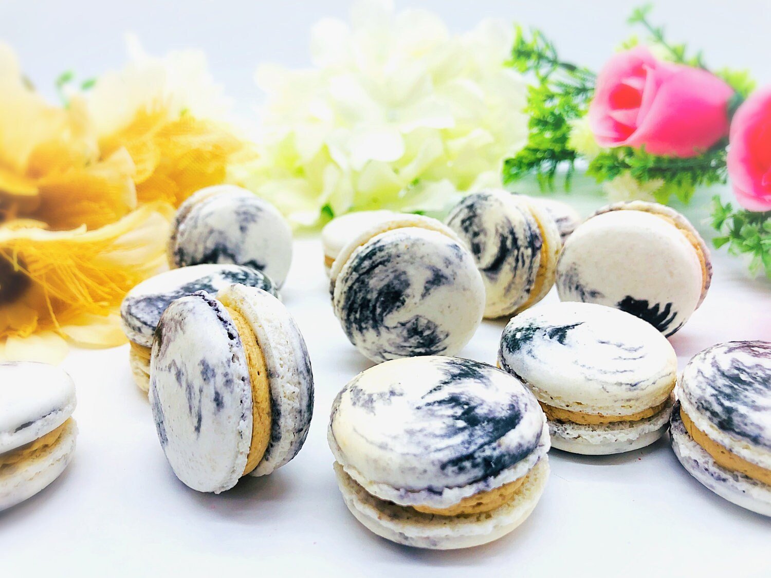 Thai Coffee Iced Latte Macarons | and Free Shipping| Perfect for your next holiday feast. - Macaron Centrale6 pack
