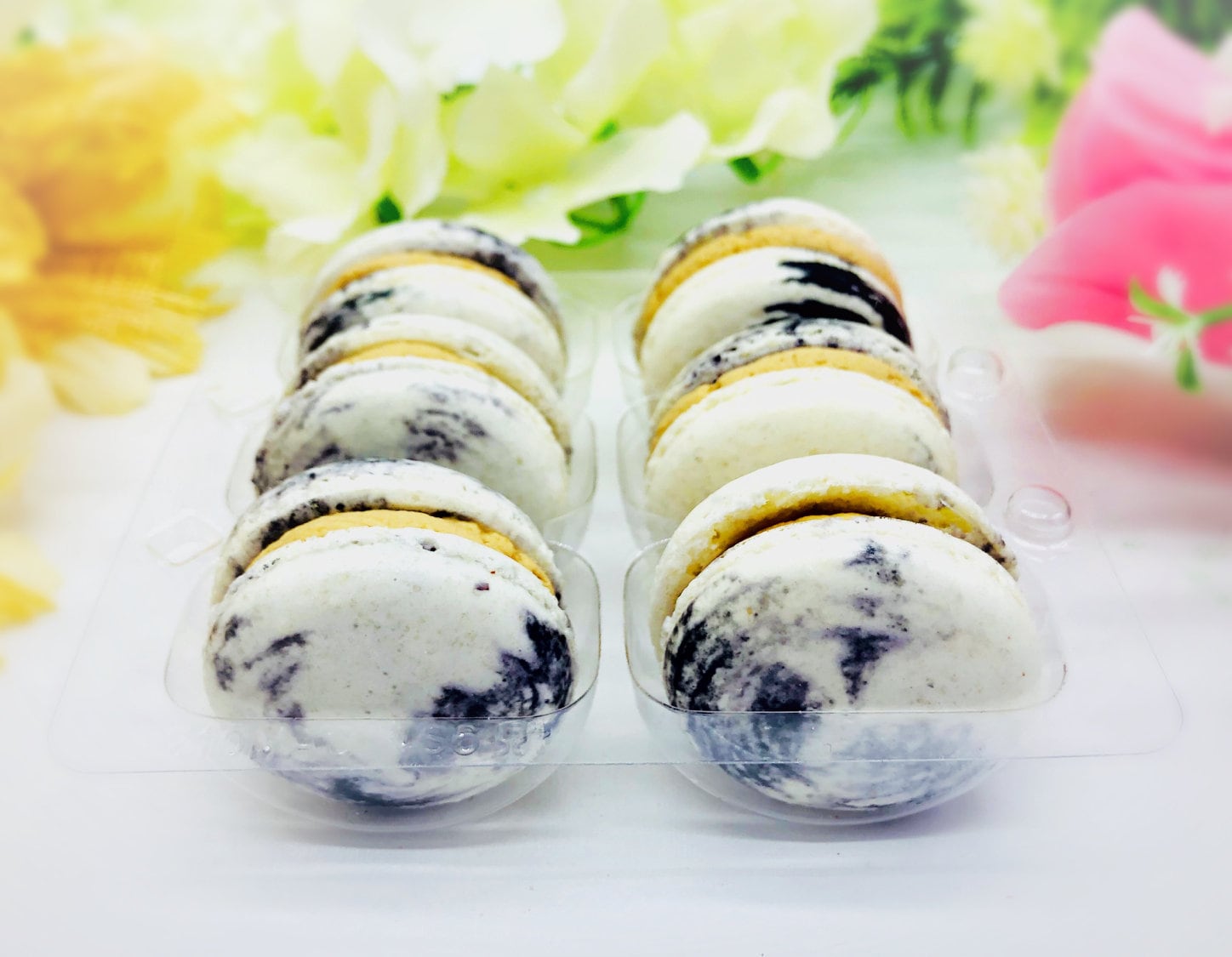 Thai Coffee Iced Latte Macarons | and Free Shipping| Perfect for your next holiday feast. - Macaron Centrale6 pack