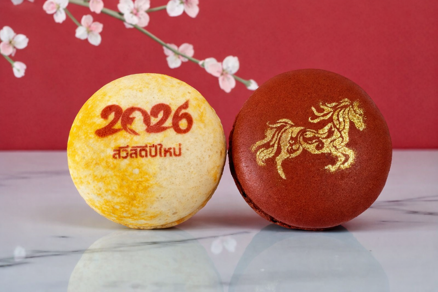 Year of the Horse Vegan Macaron Set